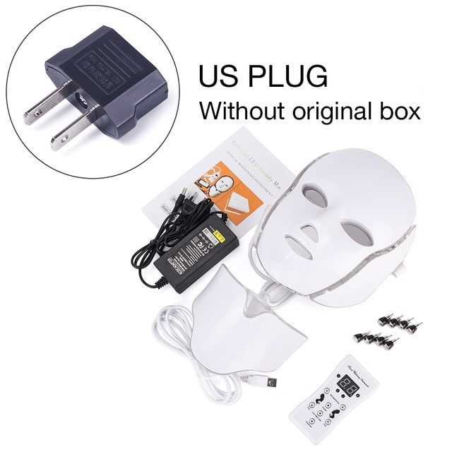 Bestdeals4u™ Foreverlily 7 Colors Led Facial Mask Led