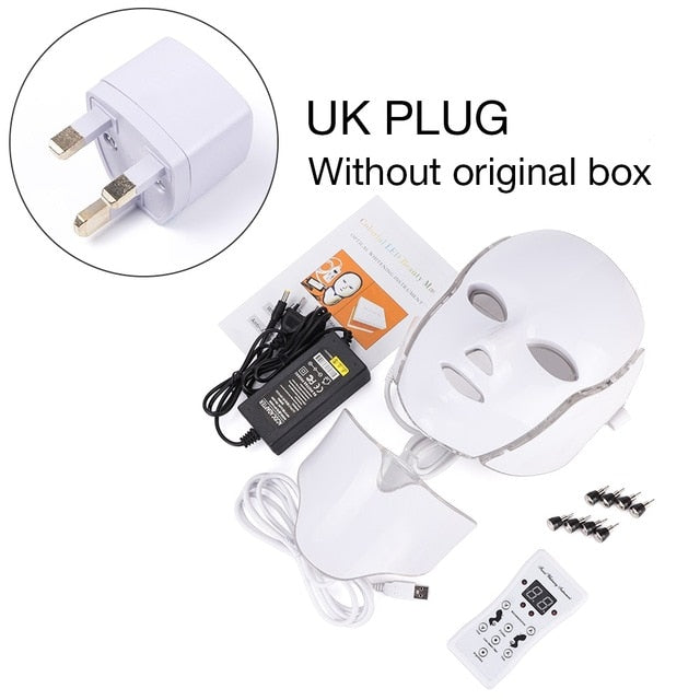 Bestdeals4u™ Foreverlily 7 Colors Led Facial Mask Led
